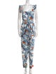 Farm Rio Linen Printed Jumpsuit