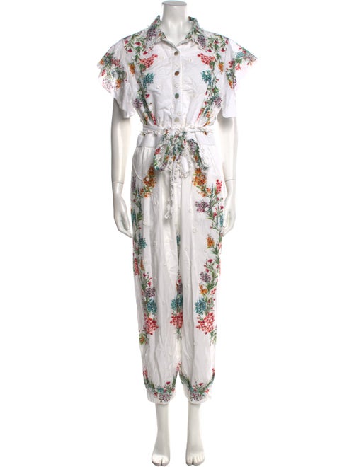 Farm Rio Floral Print Jumpsuit