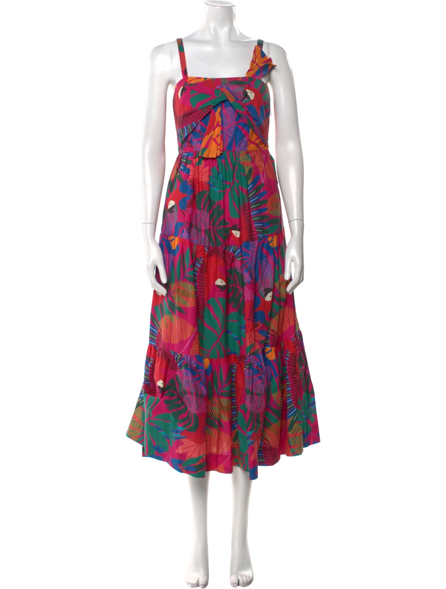 Farm Rio Printed Long Dress