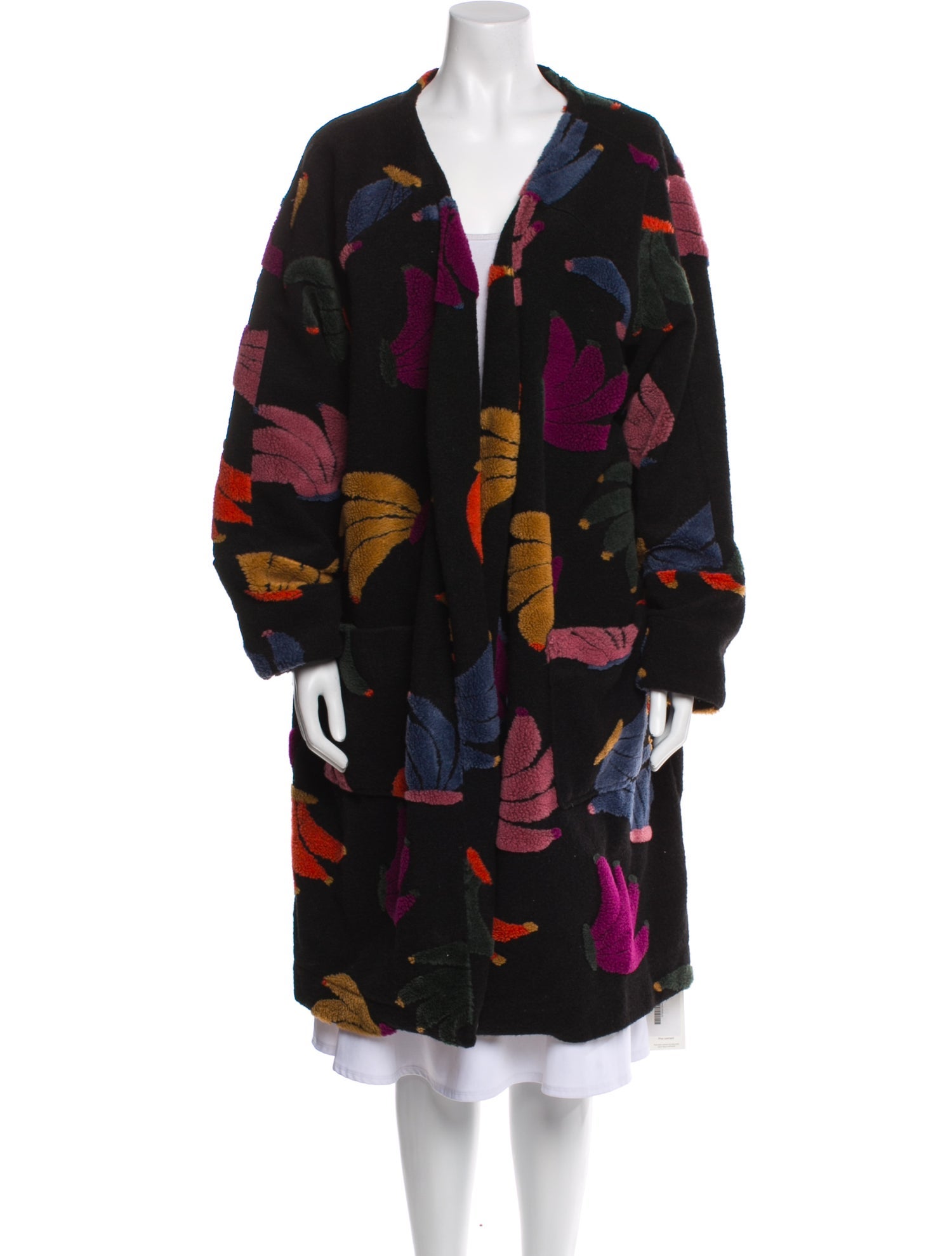 Farm Rio Floral Print Trench Coat