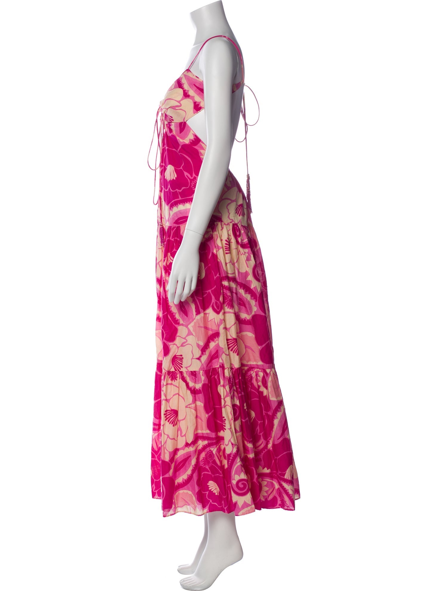 Farm Rio Floral Print Long Dress