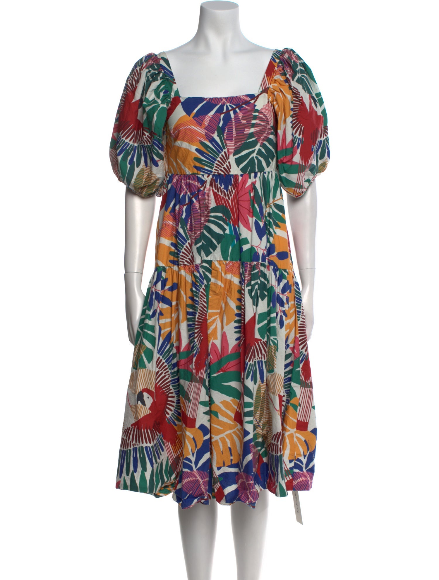 Farm Rio Printed Midi Length Dress