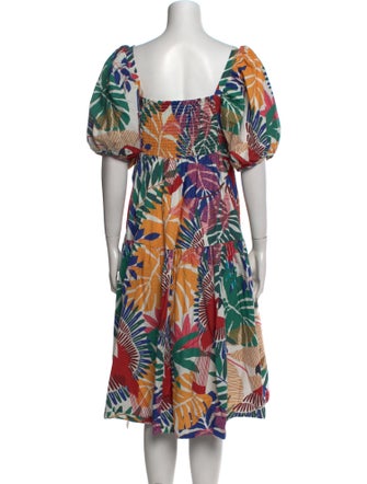 Farm Rio Printed Midi Length Dress