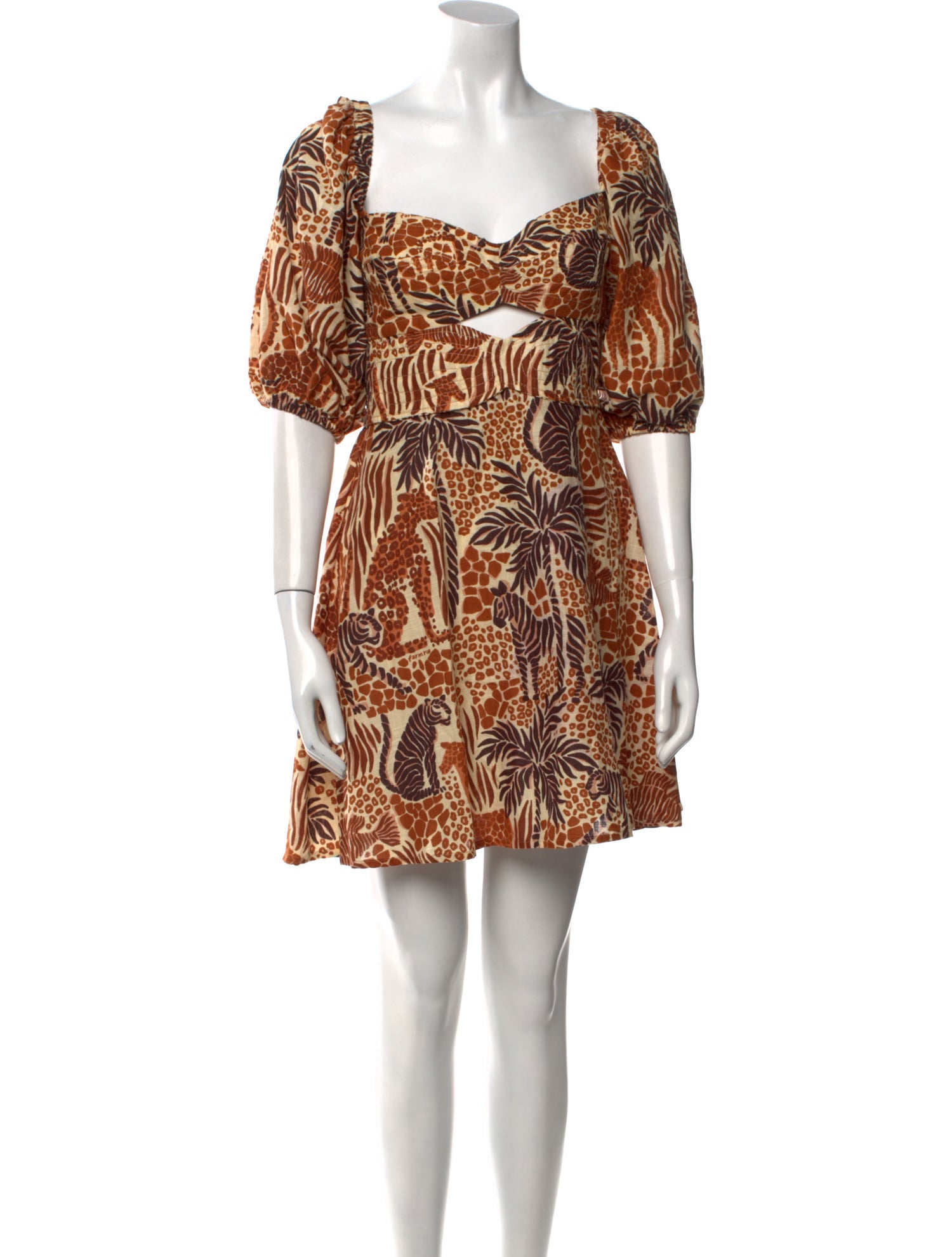 Farm Rio Printed Mini Dress