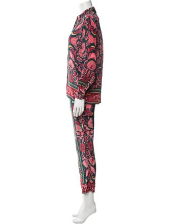 Farm Rio Floral Print Pant Set