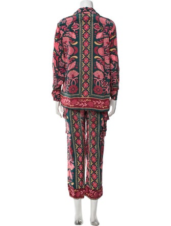 Farm Rio Floral Print Pant Set