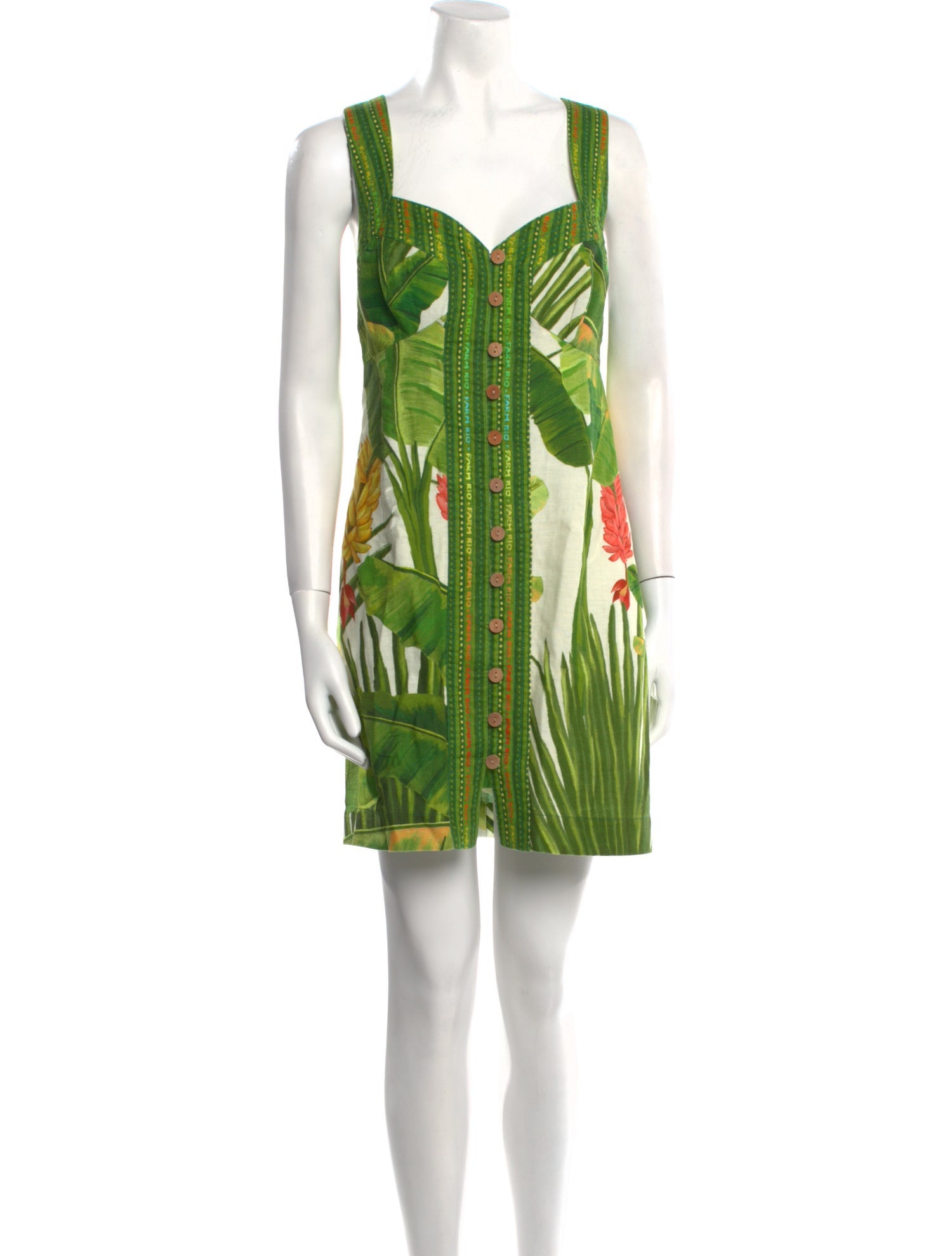 Farm Rio Linen Mini Dress