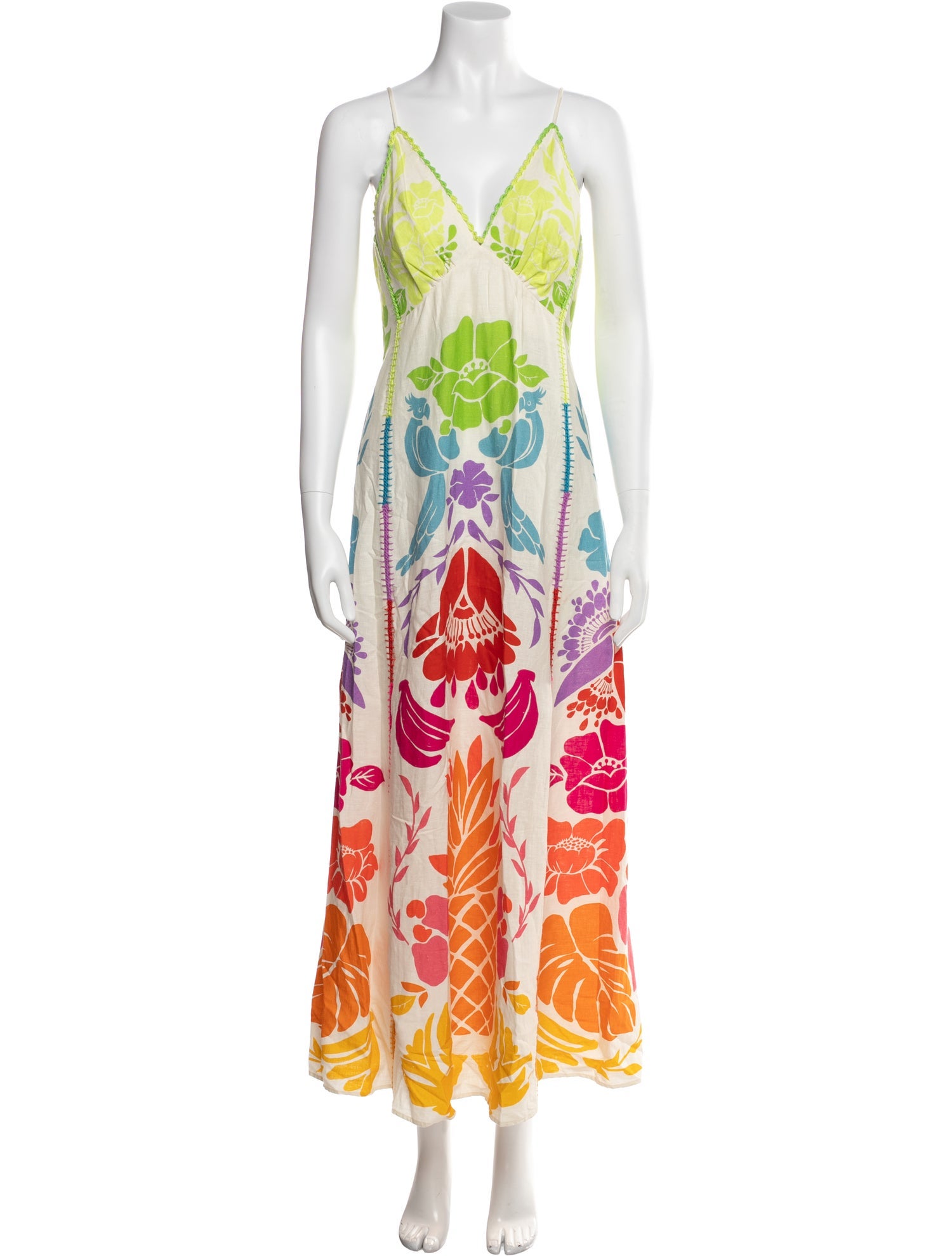 Farm Rio Printed Long Dress