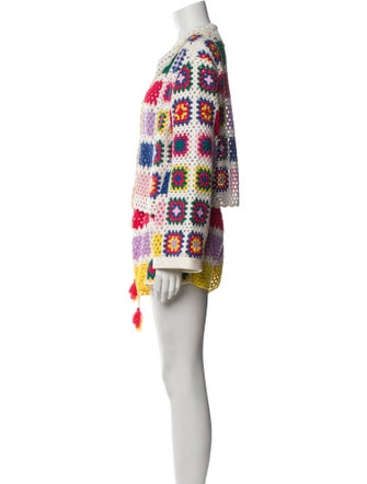 Farm Rio Printed Scalloped Accent Short Set