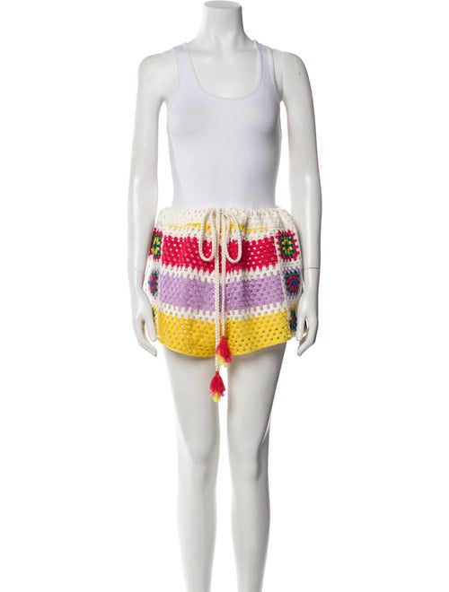 Farm Rio Printed Scalloped Accent Short Set