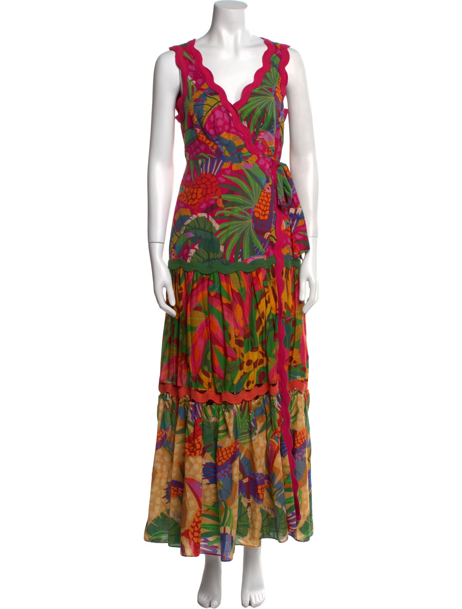 Farm Rio Printed Long Dress