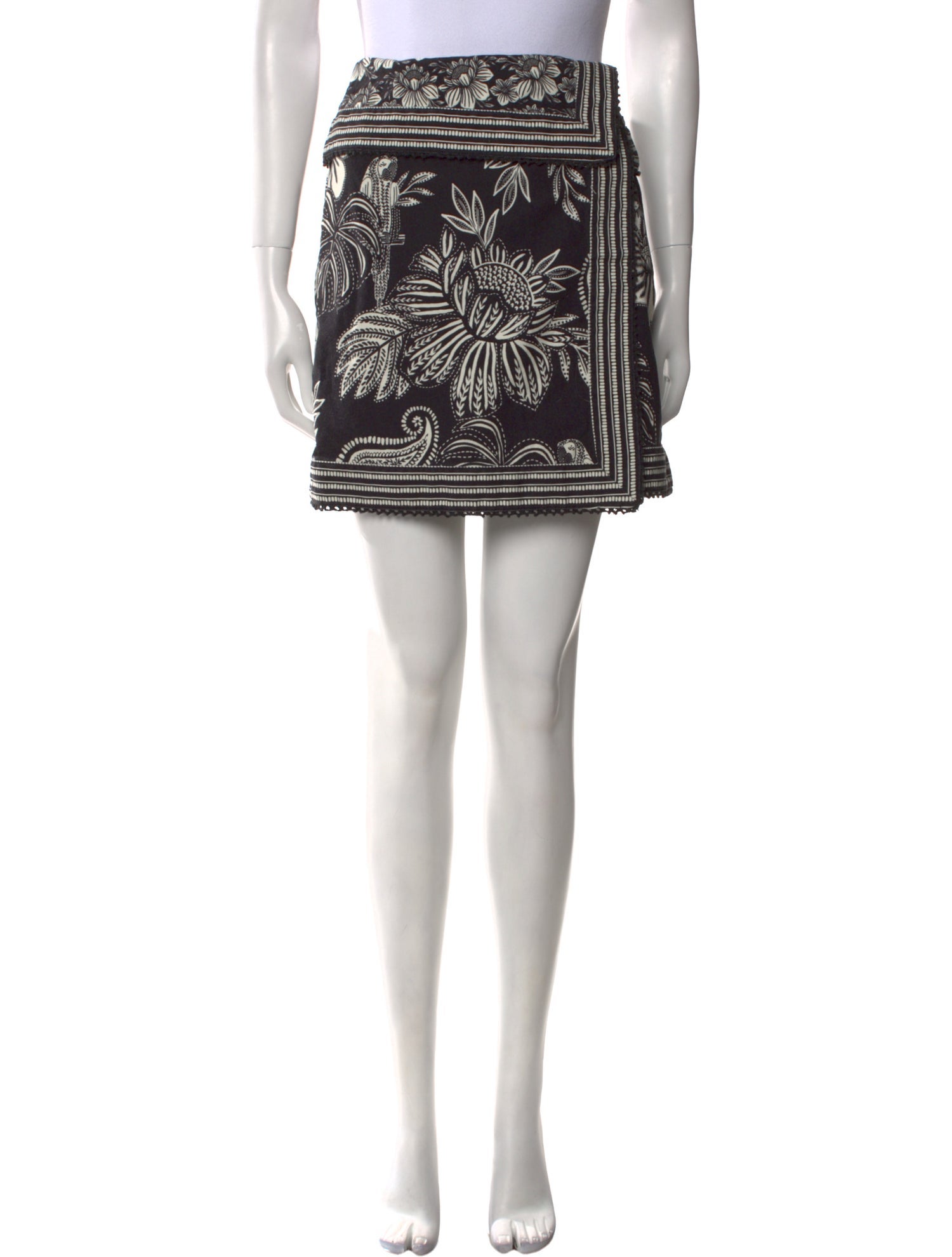 Farm Rio Printed Mini Skirt