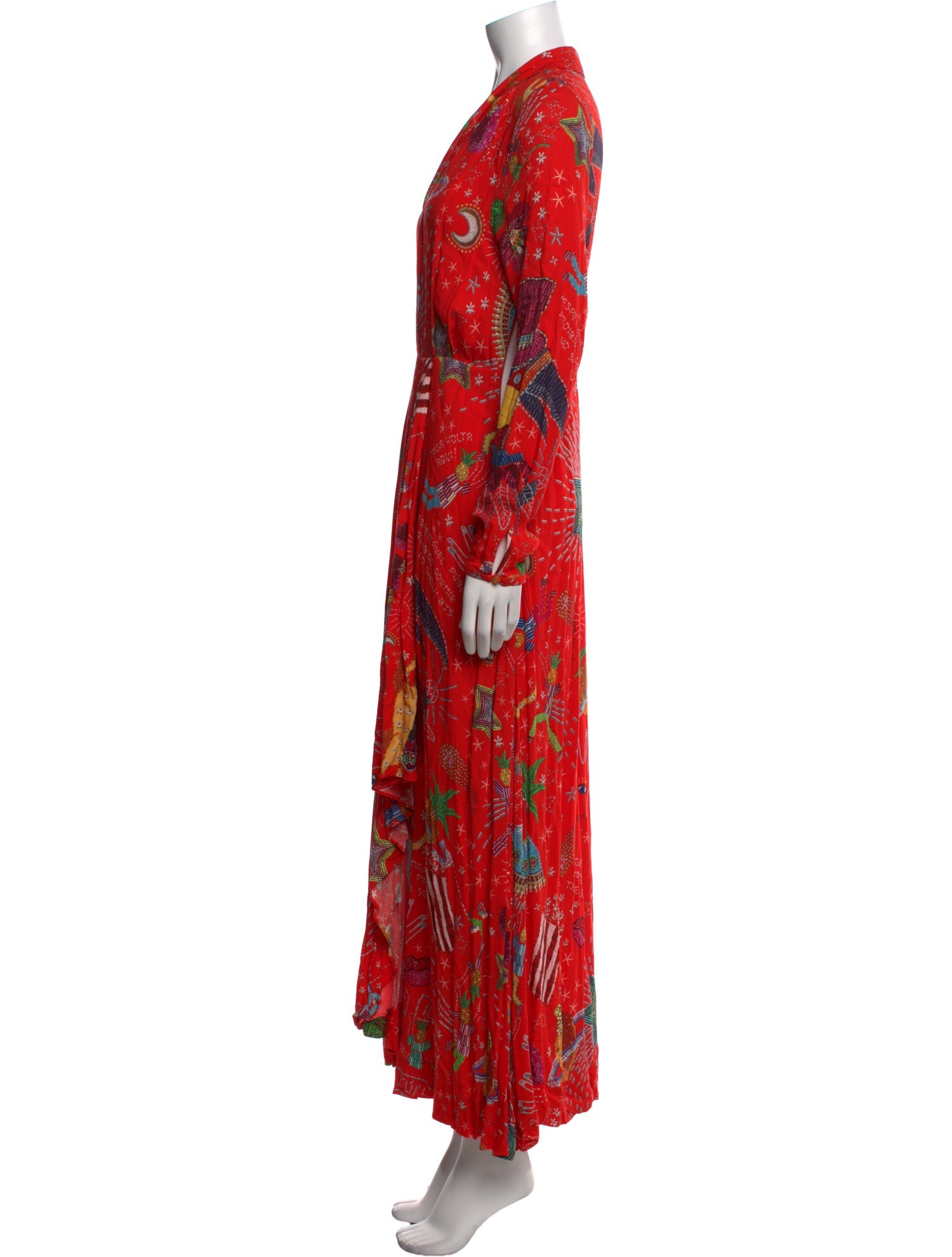 Farm Rio Printed Long Dress