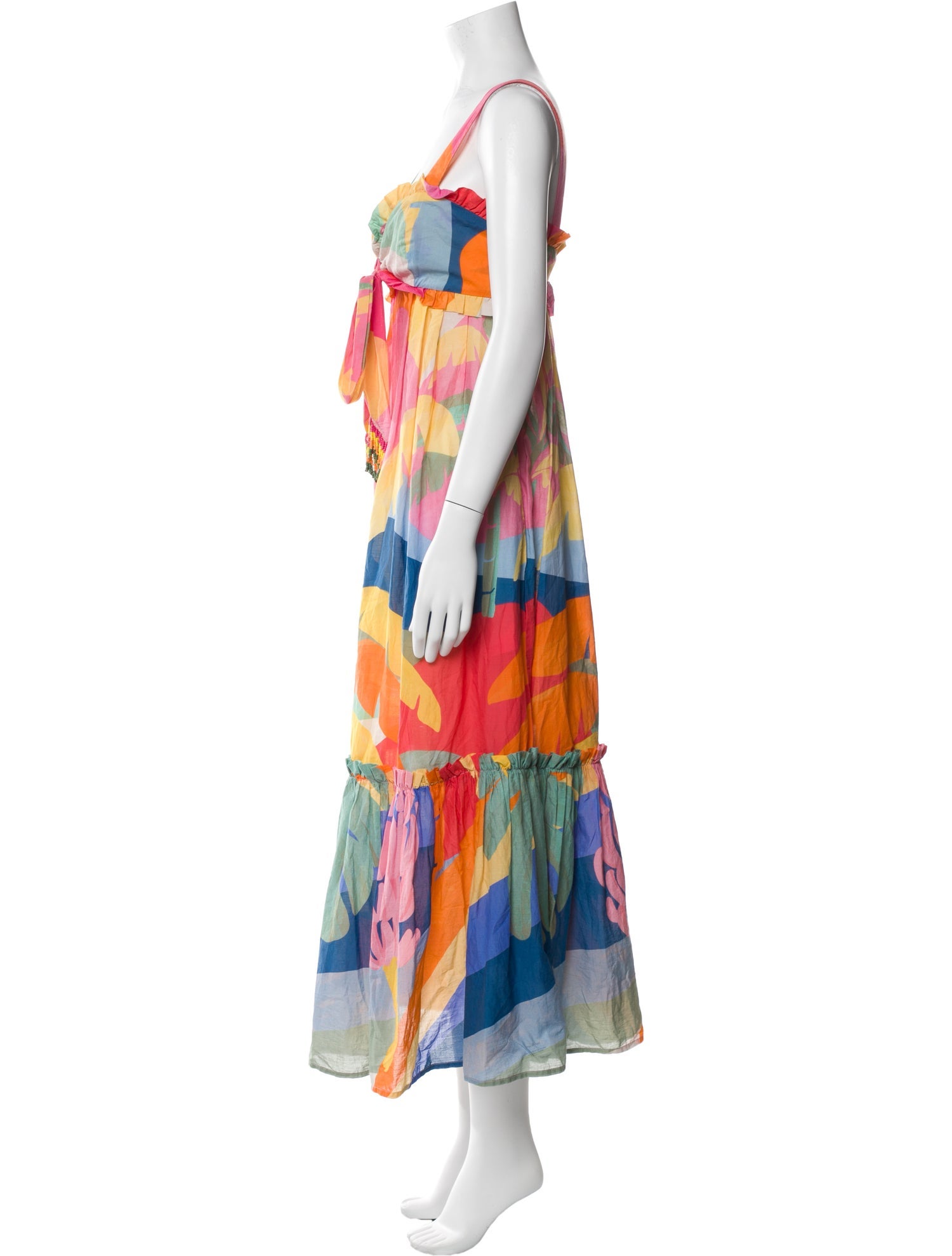 Farm Rio Printed Long Dress