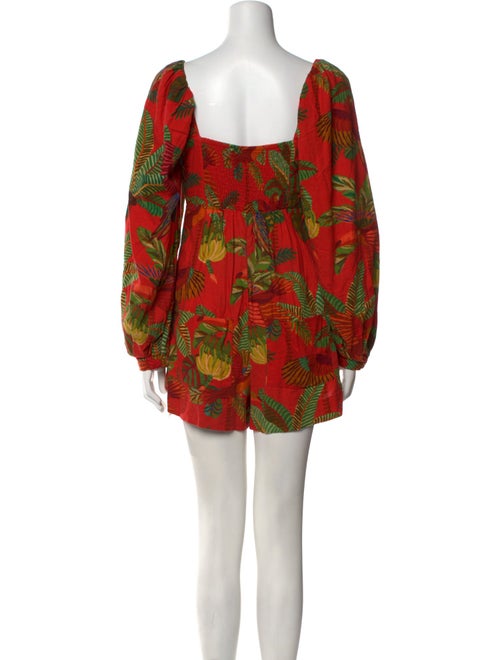 Farm Rio Linen Printed Romper