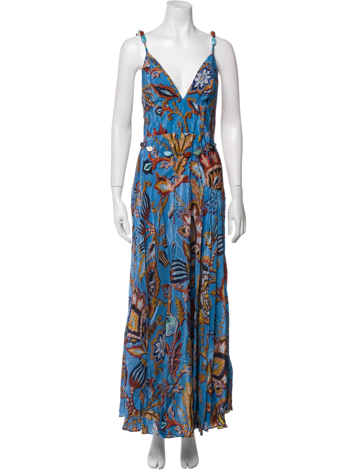 Farm Rio Printed Long Dress w/ Tags