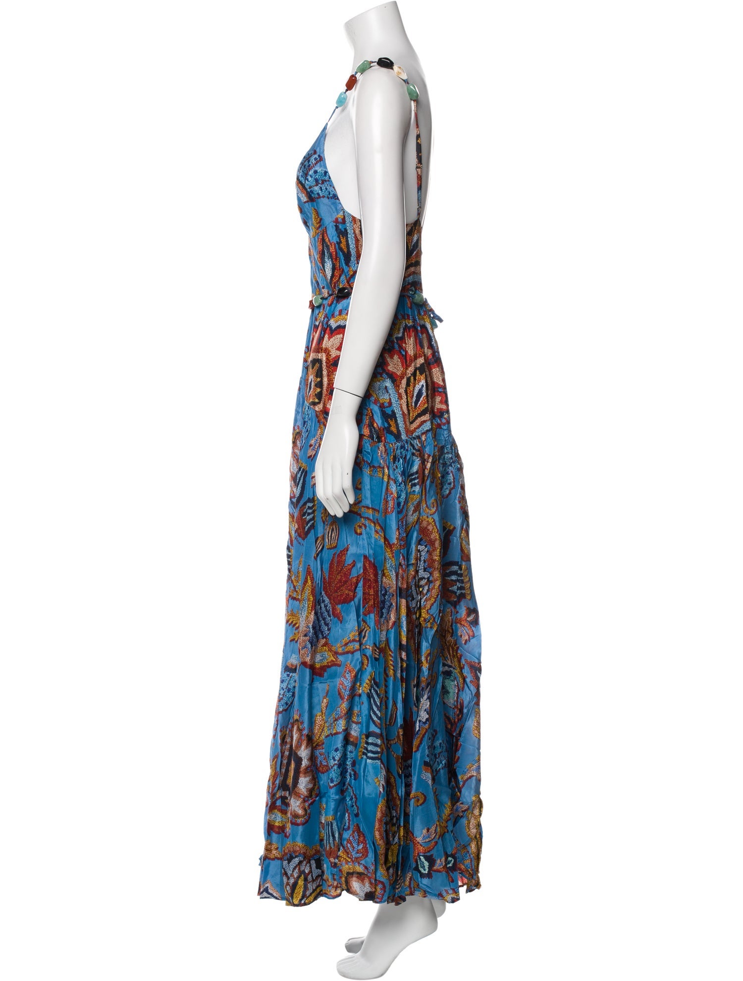 Farm Rio Printed Long Dress w/ Tags