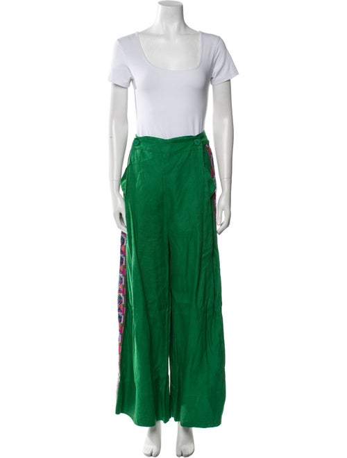 Farm Rio Linen Patterned Pant Set