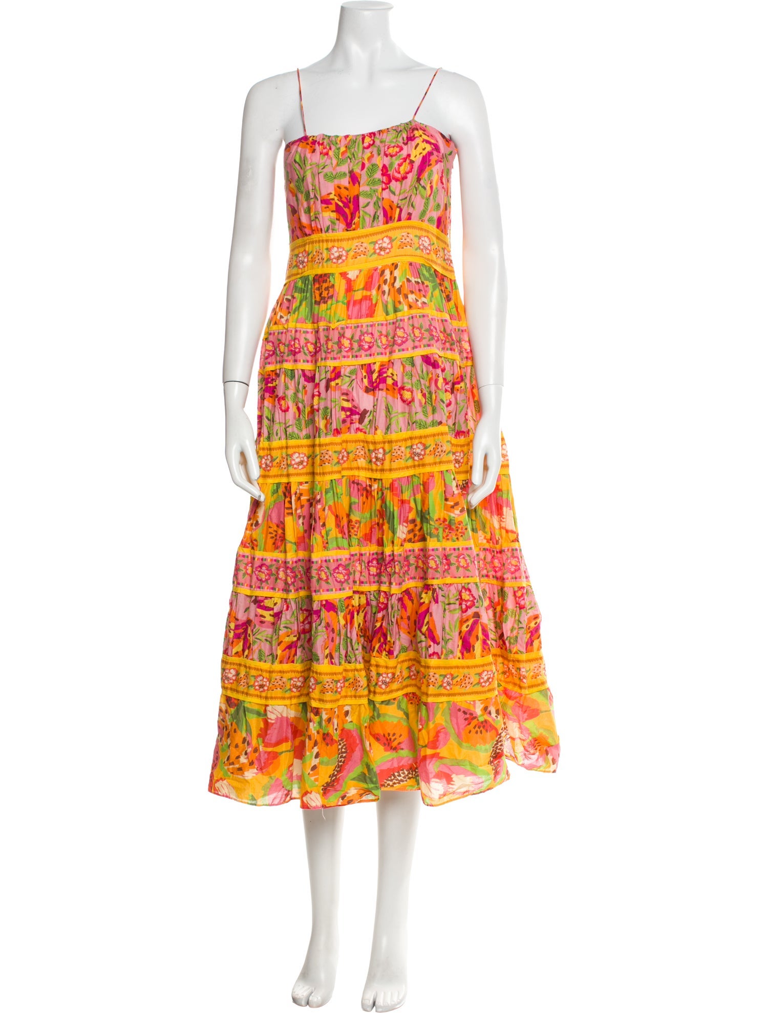 Farm Rio Printed Long Dress