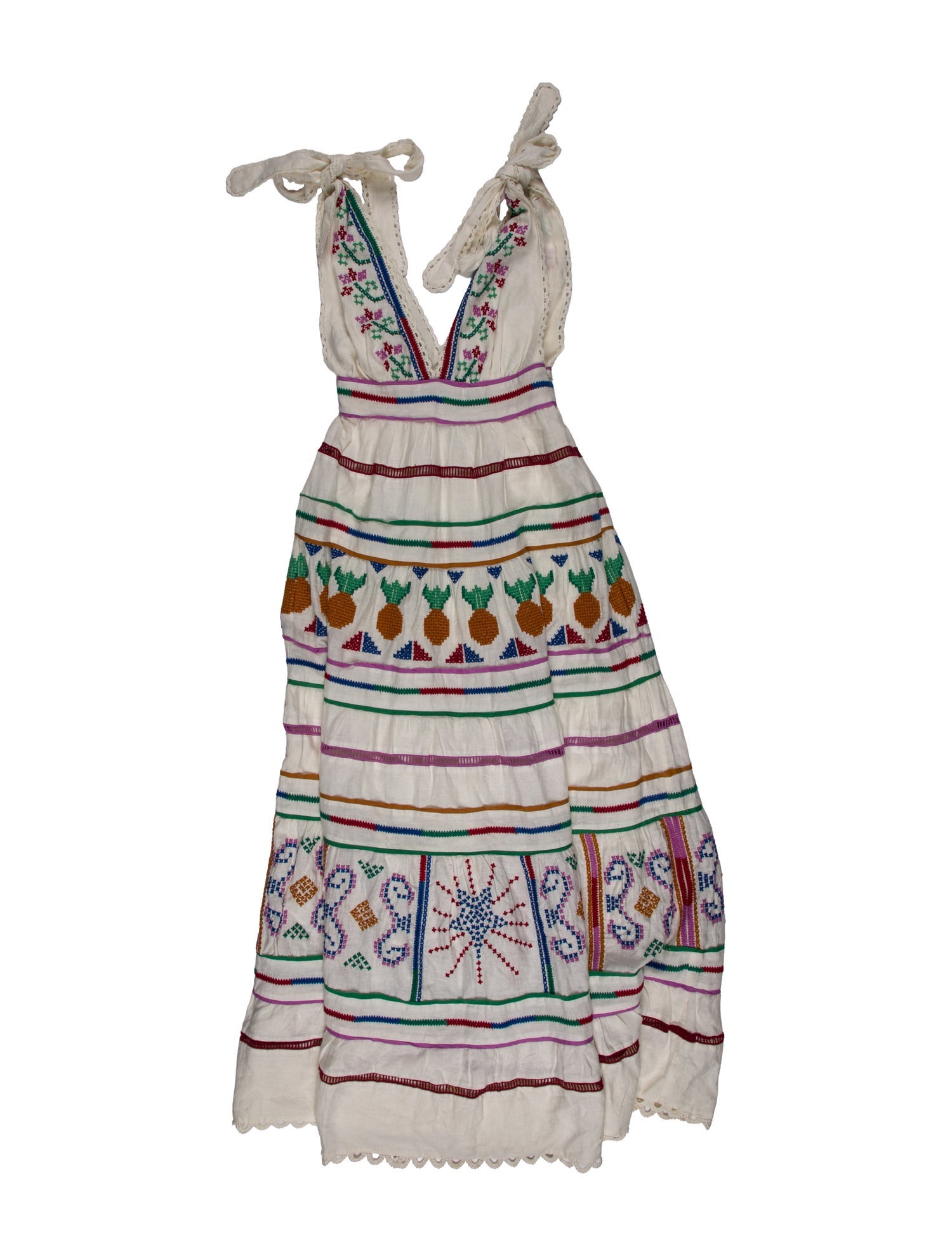 Farm Rio Linen Long Dress