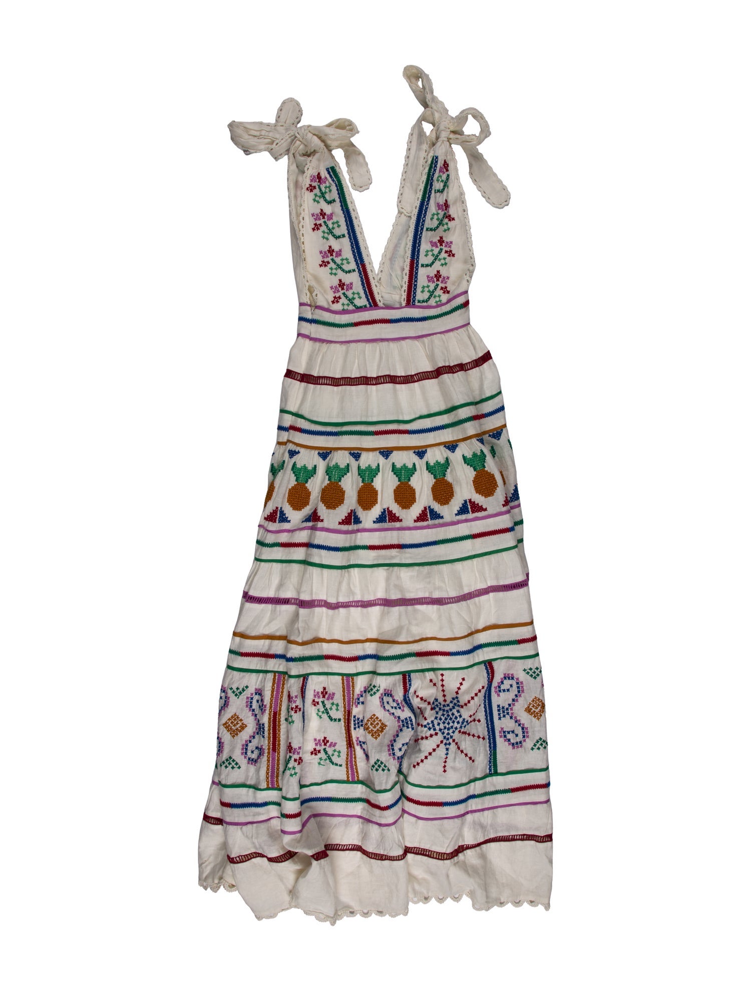 Farm Rio Linen Long Dress