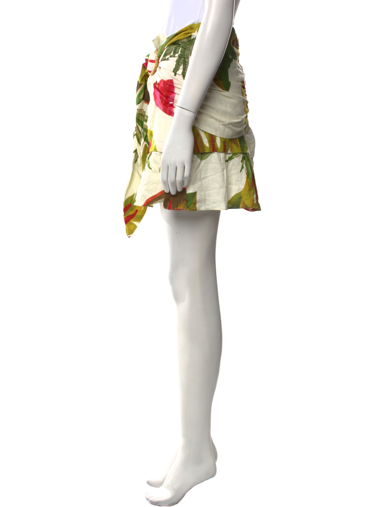 Farm Rio Linen Knee-Length Skirt