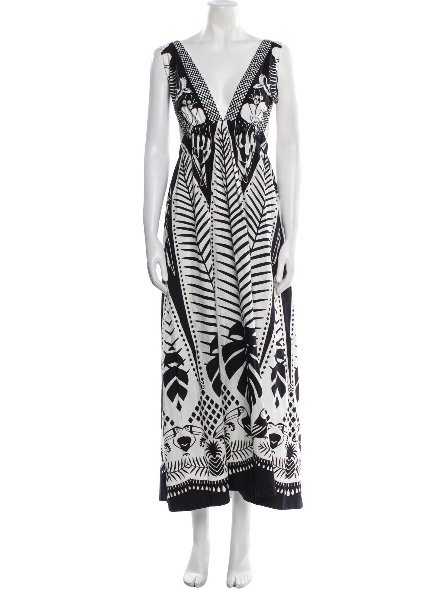 Farm Rio Printed Long Dress