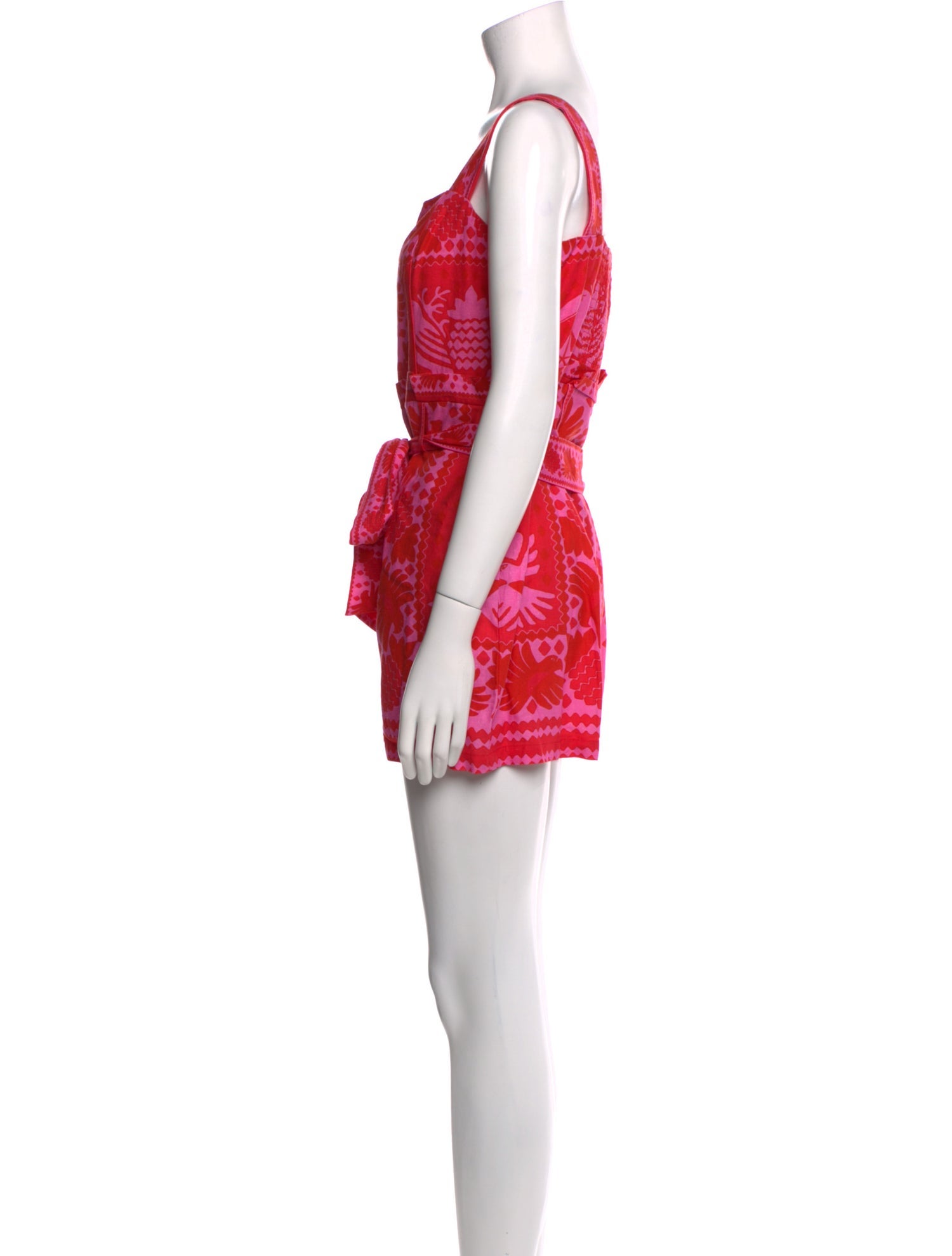 Farm Rio Printed Square Neckline Romper w/ Tags