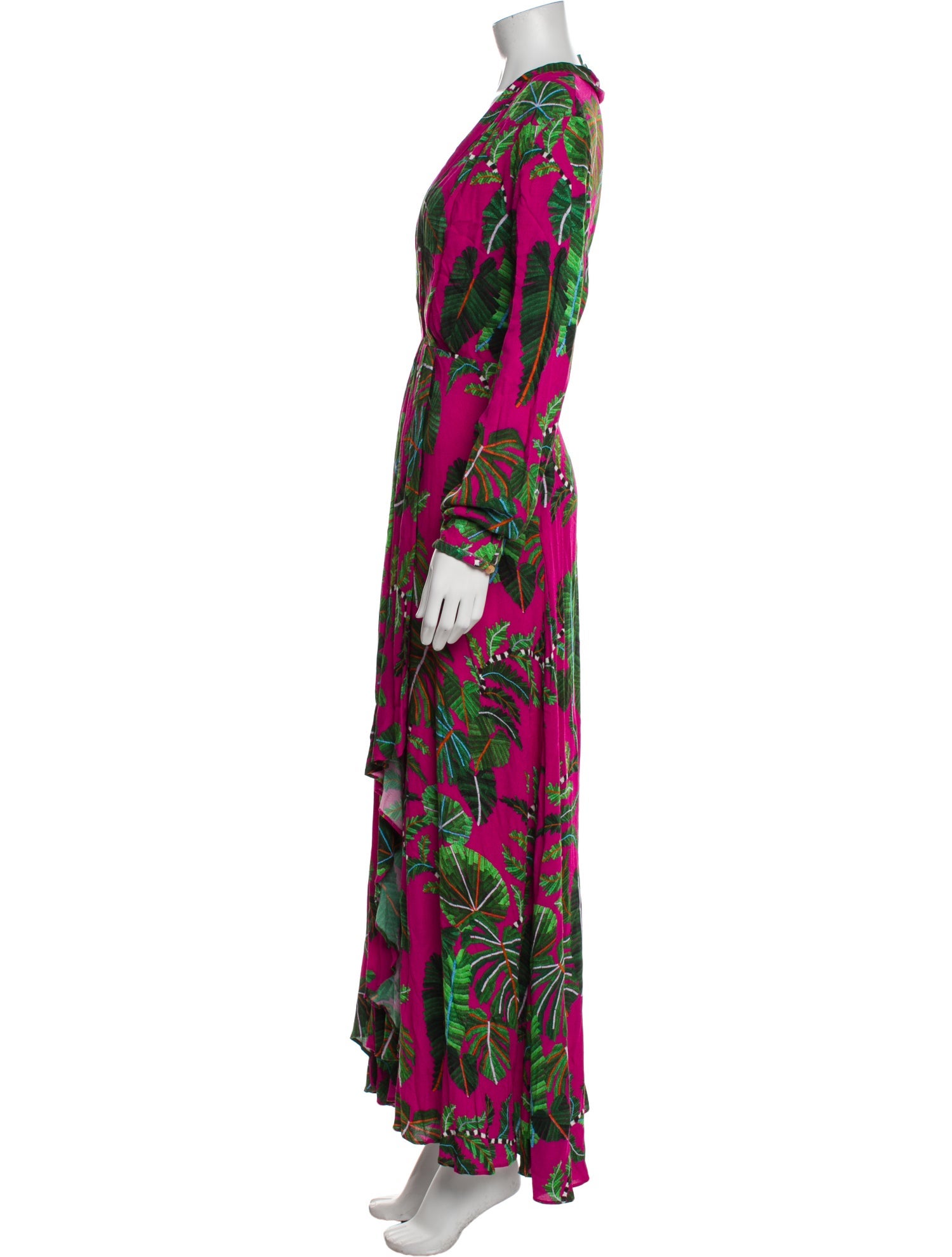 Farm Rio Floral Print Long Dress