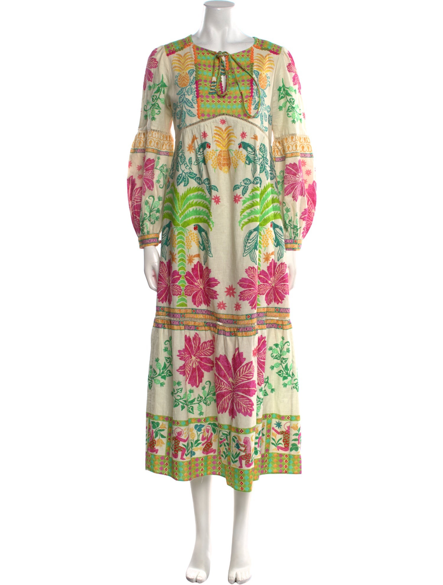 Farm Rio Linen Long Dress