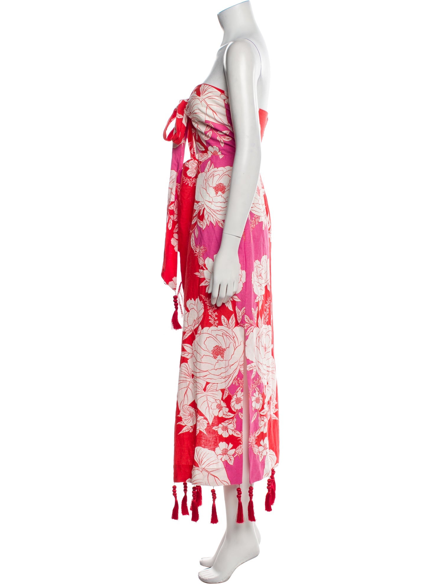 Farm Rio Floral Print Long Dress