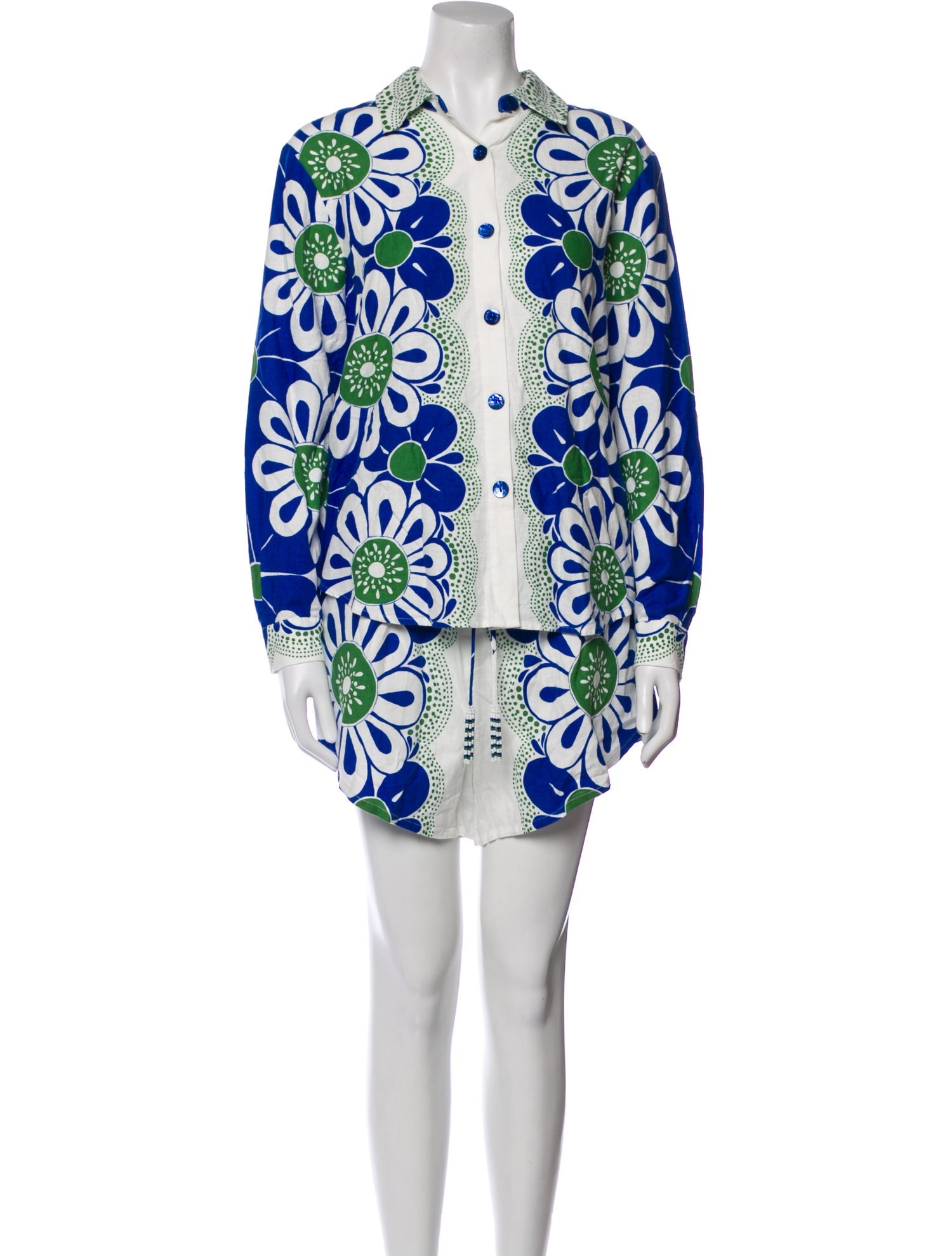 Farm Rio Linen Printed Short Set