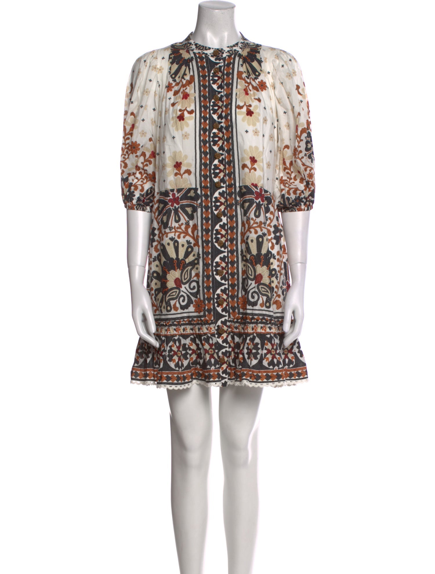 Farm Rio Printed Mini Dress