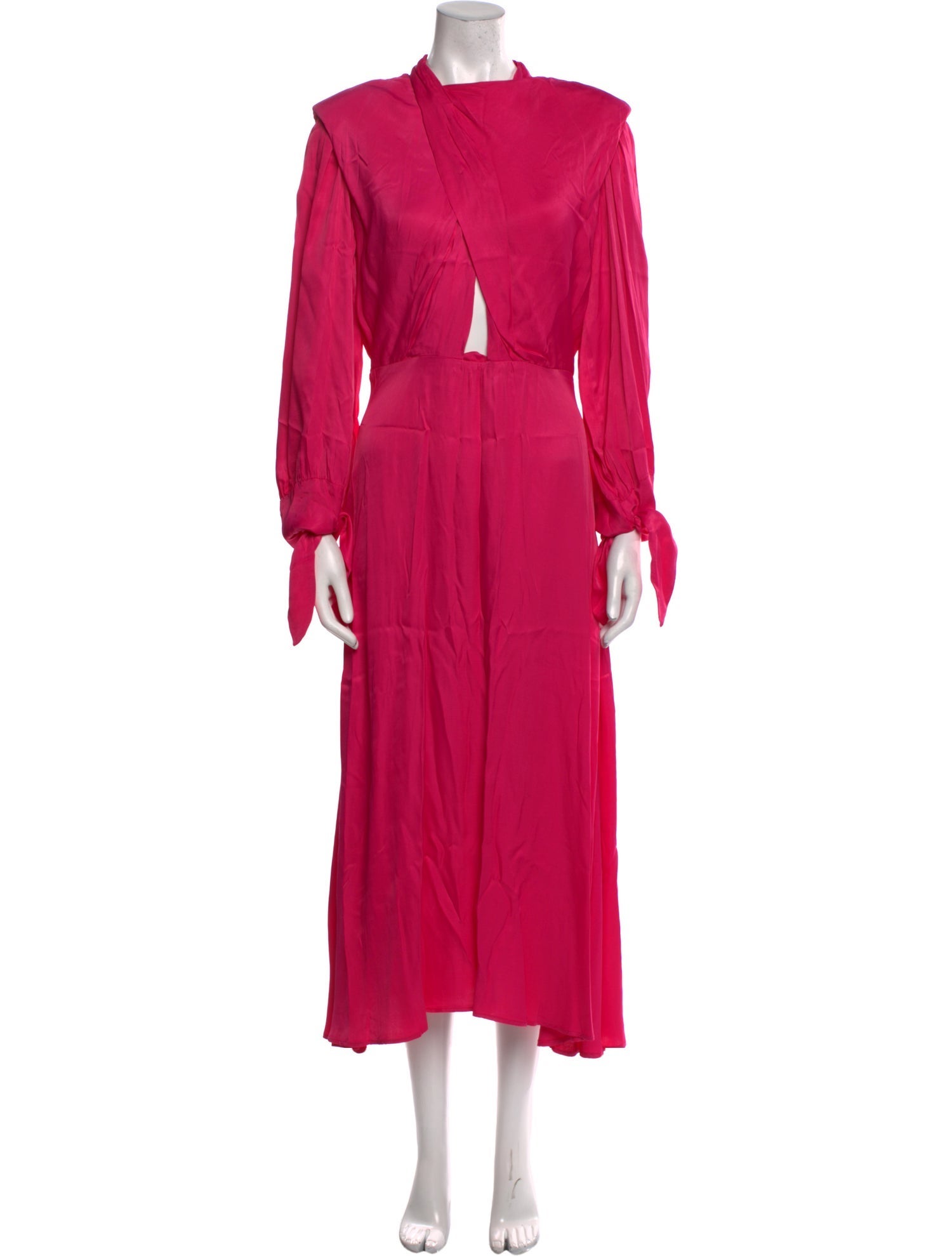 Farm Rio Mock Neck Long Dress