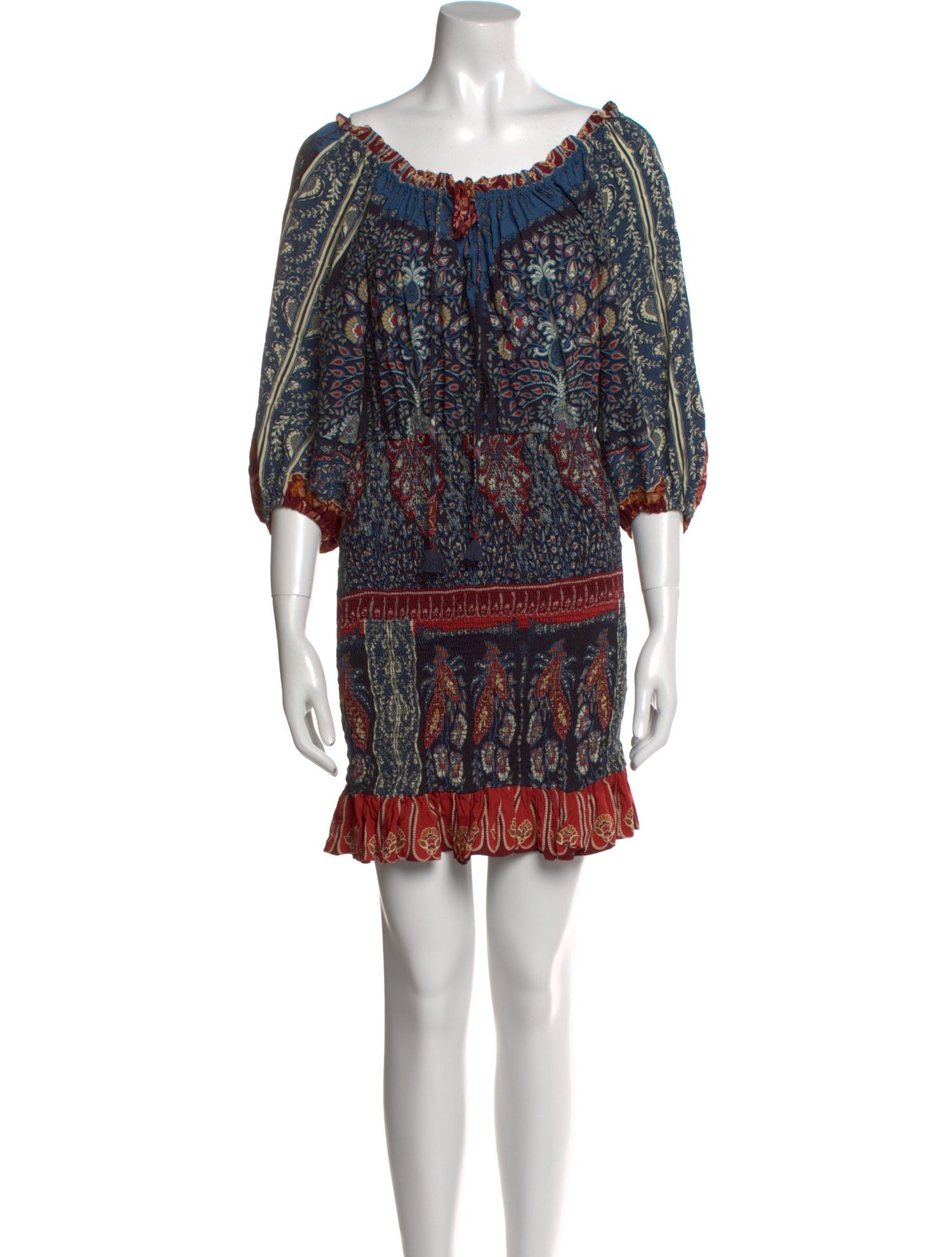 Farm Rio Printed Mini Dress