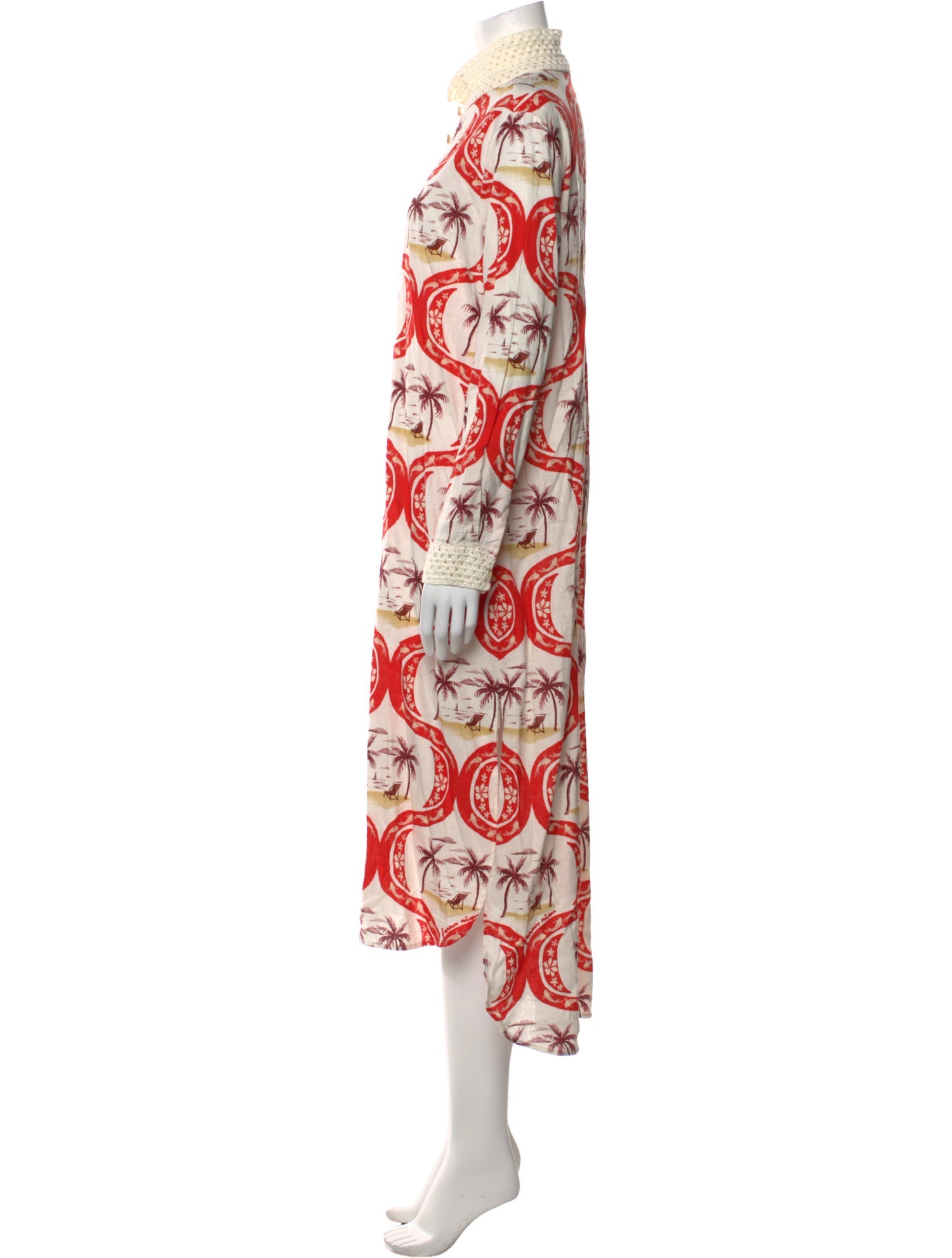 Farm Rio Printed Long Dress