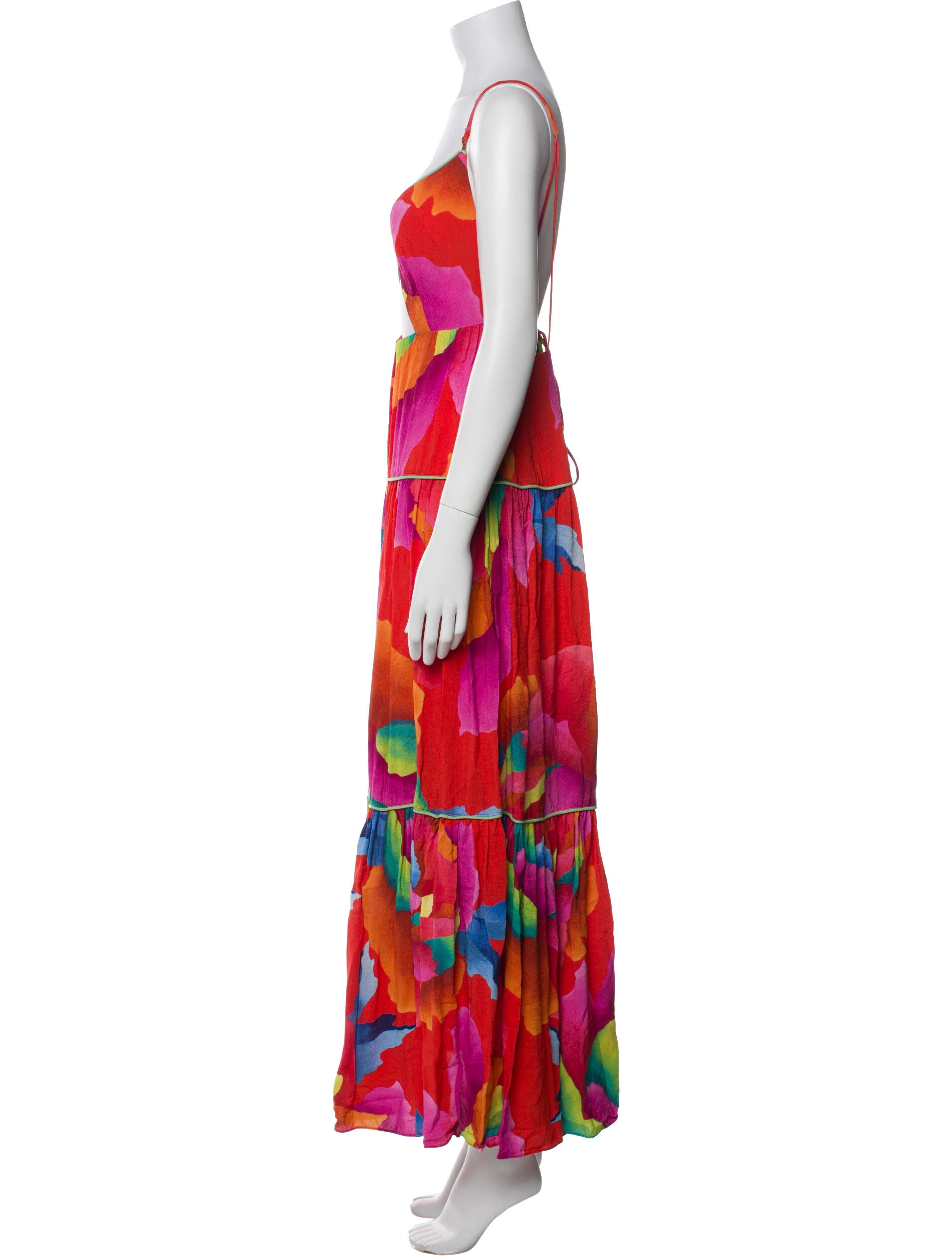 Farm Rio Printed Long Dress