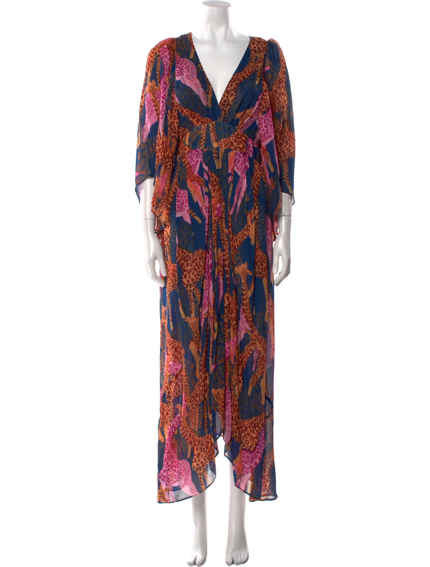Farm Rio Printed Long Dress