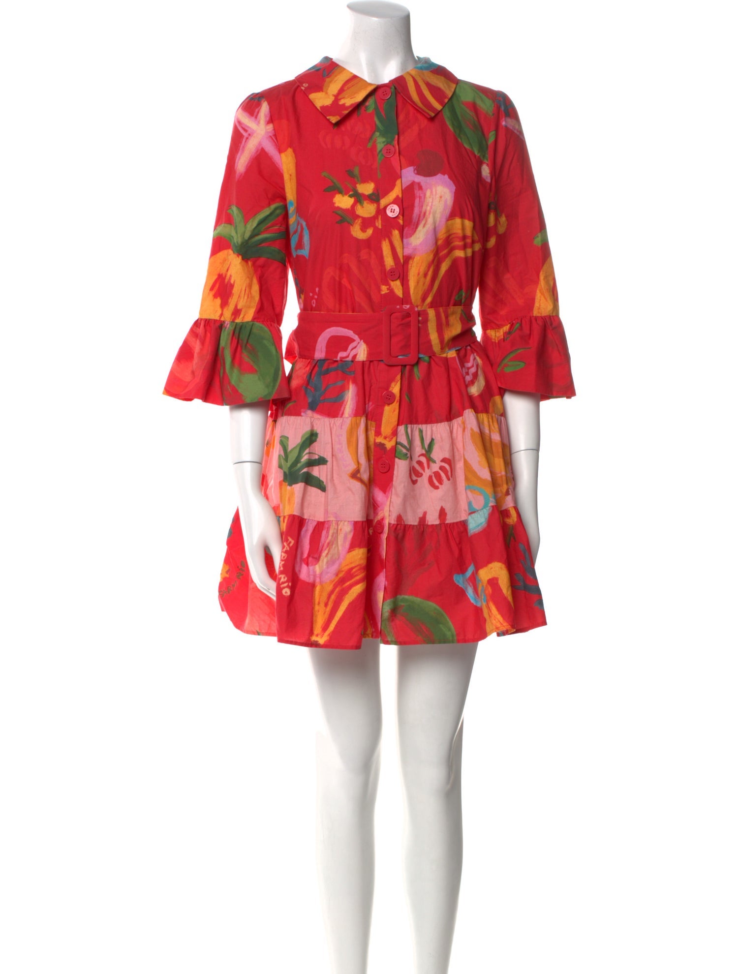 Farm Rio Printed Mini Dress