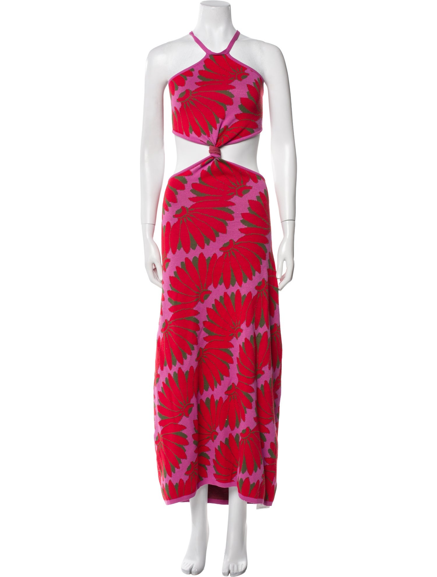 Farm Rio Tie-Dye Print Long Dress