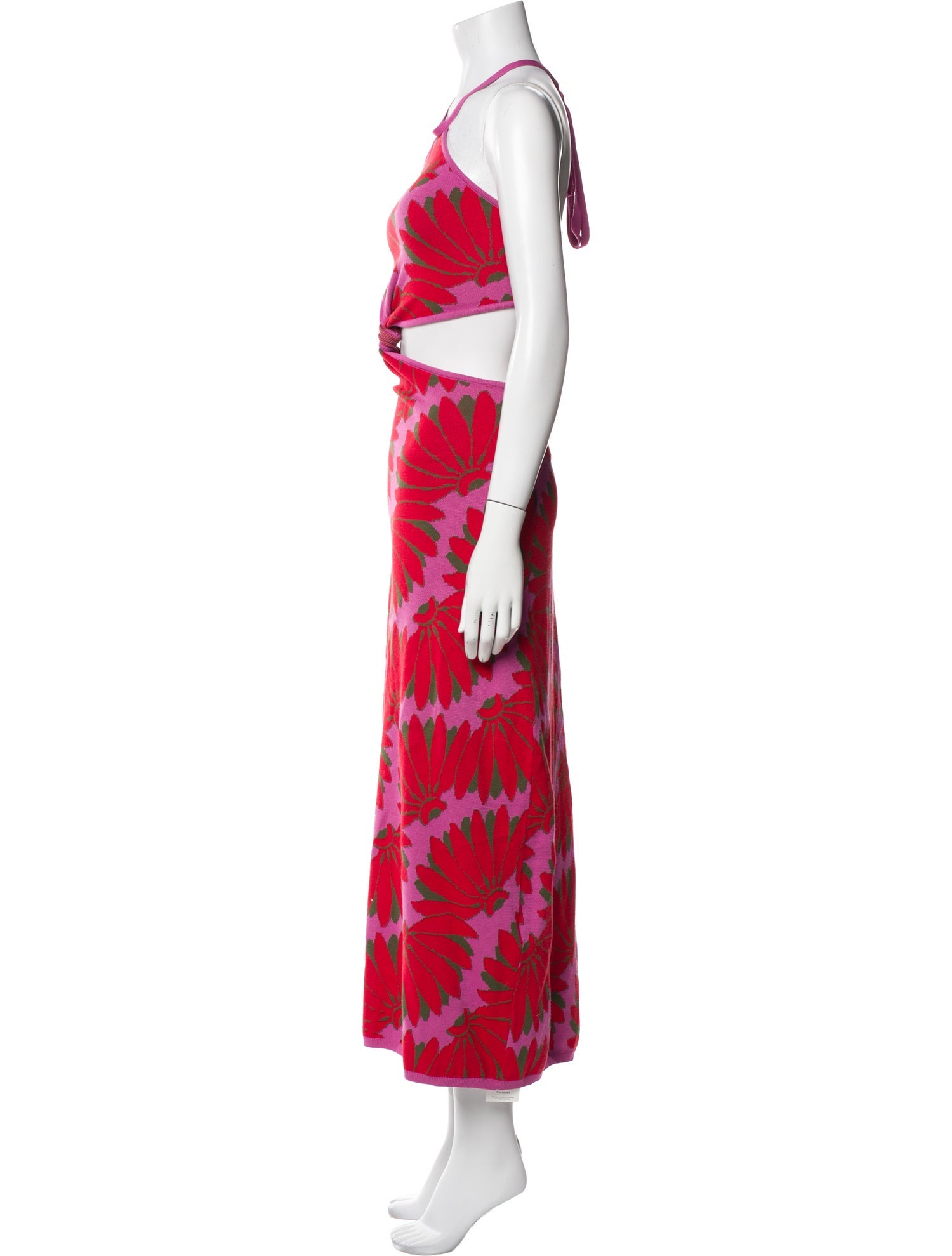 Farm Rio Tie-Dye Print Long Dress