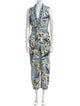 Farm Rio Printed V-Neck Jumpsuit