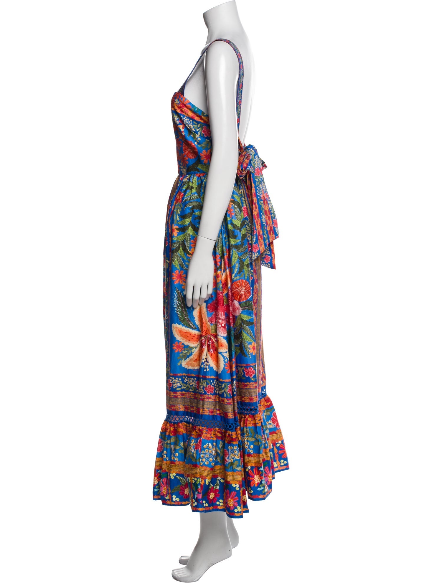 Farm Rio Printed Long Dress