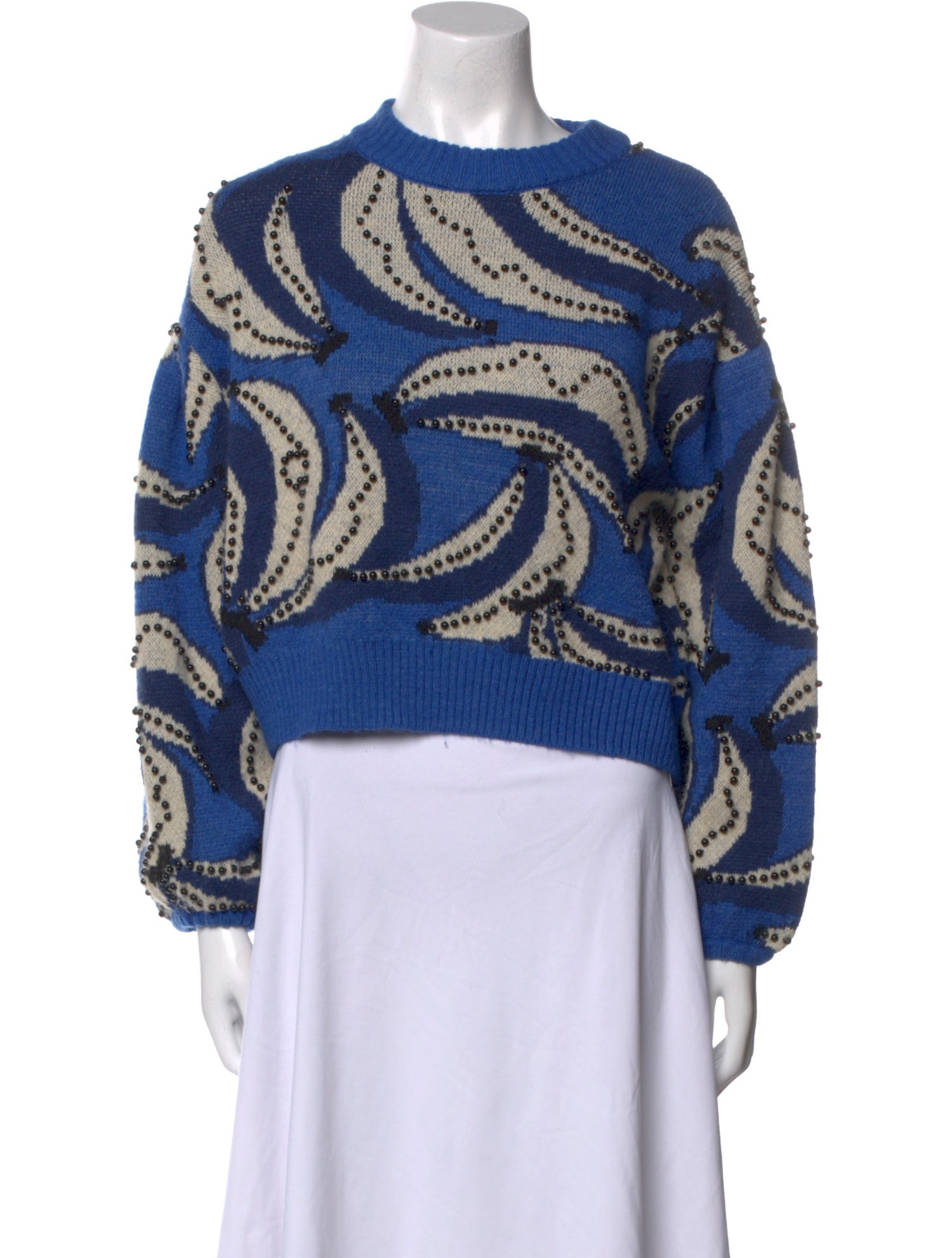 Farm Rio Printed Turtleneck Sweater