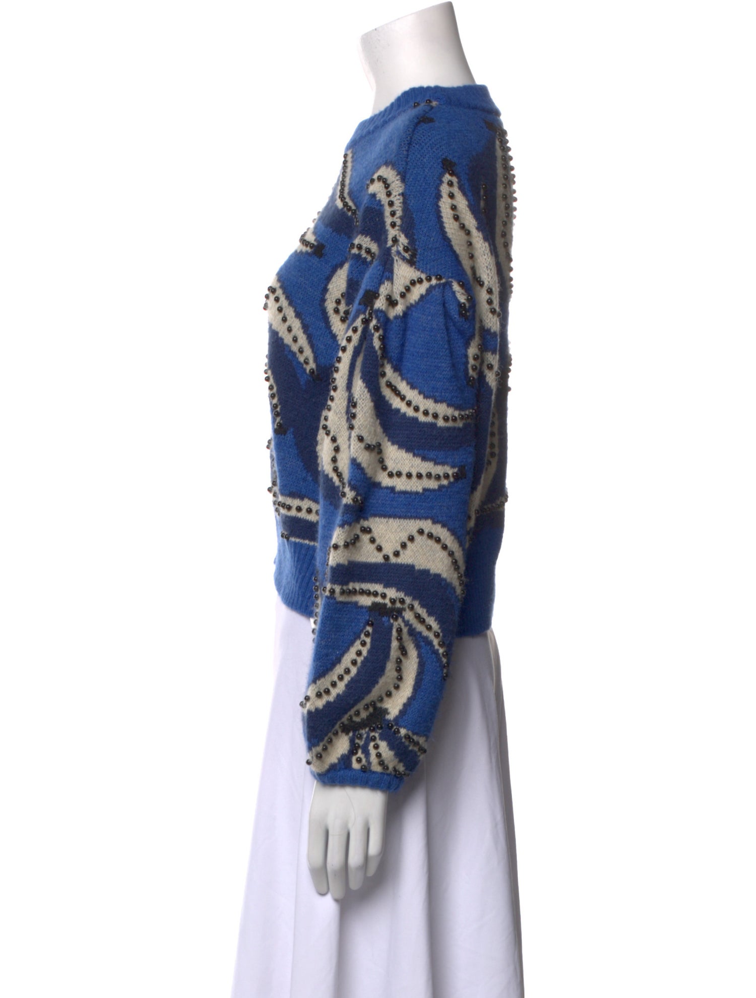 Farm Rio Printed Turtleneck Sweater