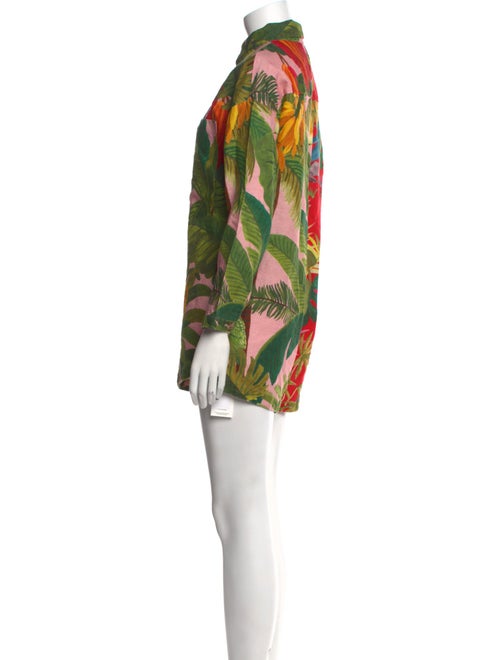 Farm Rio Linen Printed Romper