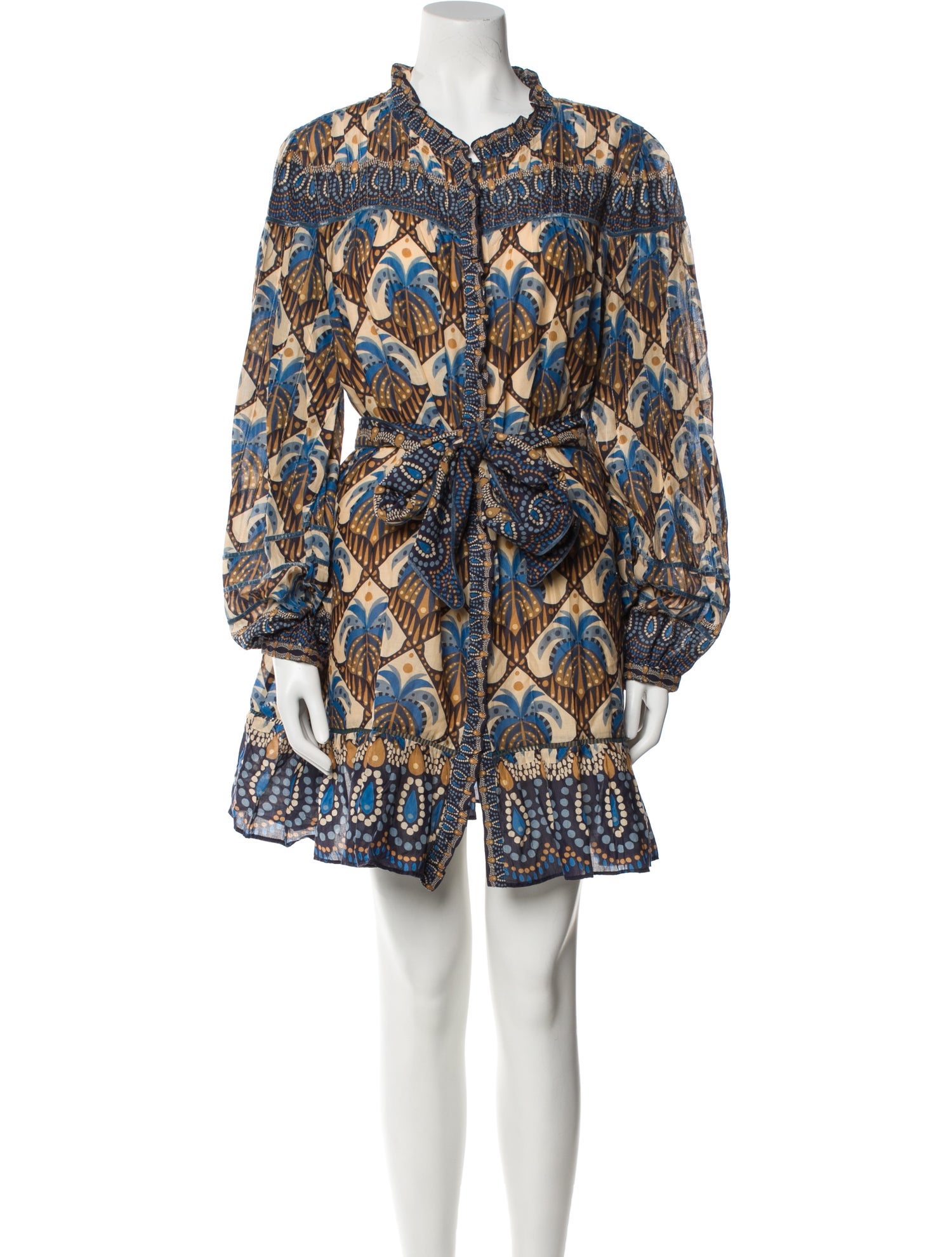 Farm Rio Printed Mini Dress