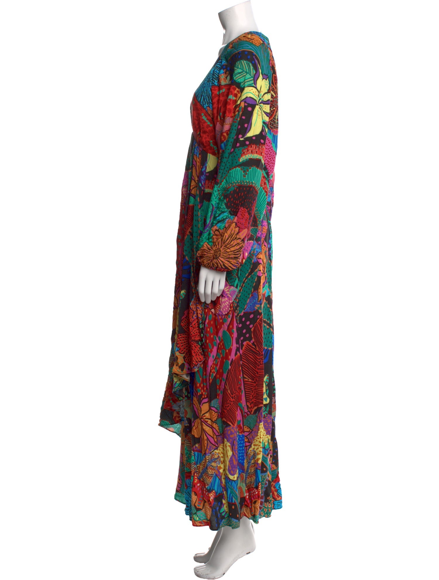 Farm Rio Printed Long Dress