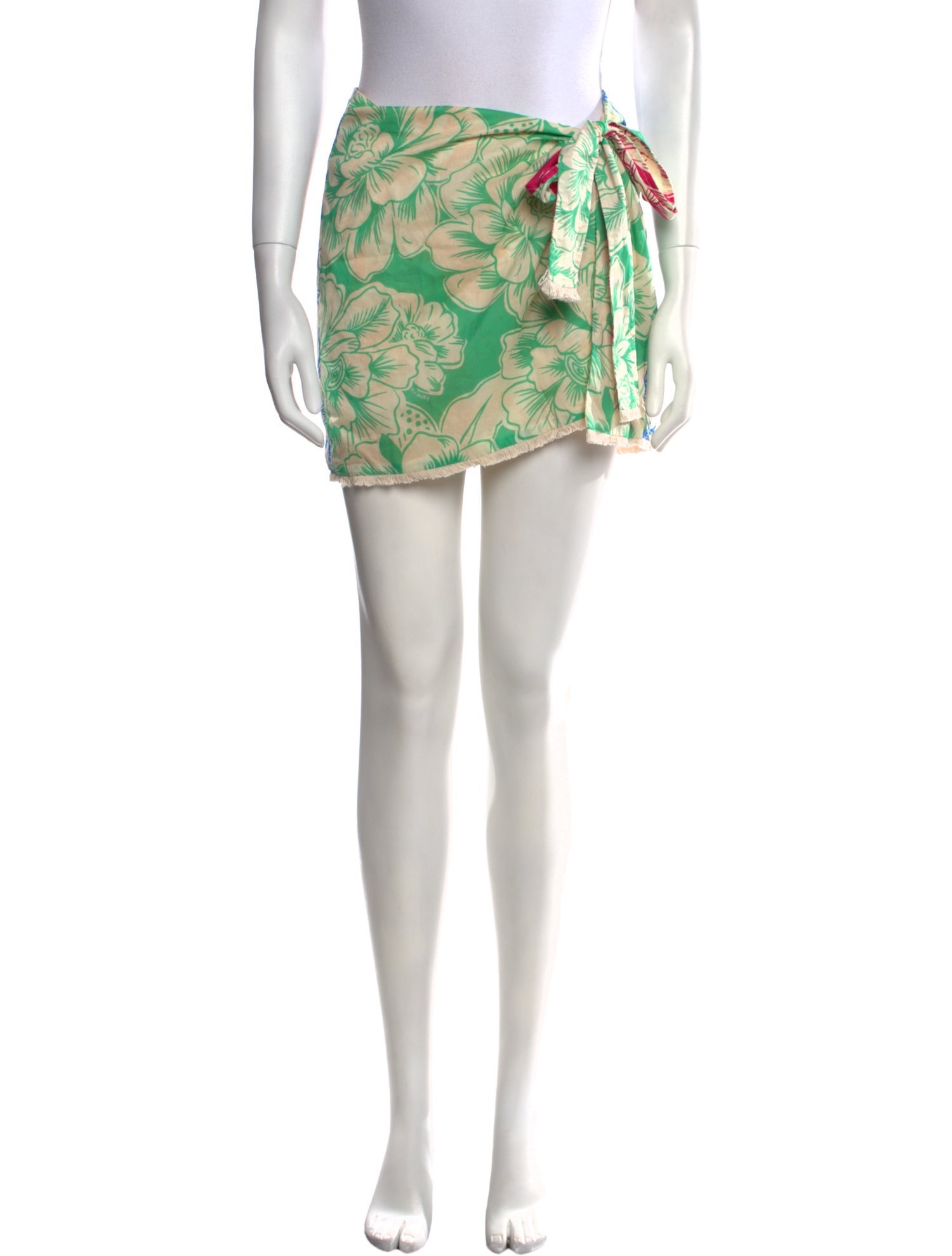 Farm Rio Floral Print Mini Skirt w/ Tags