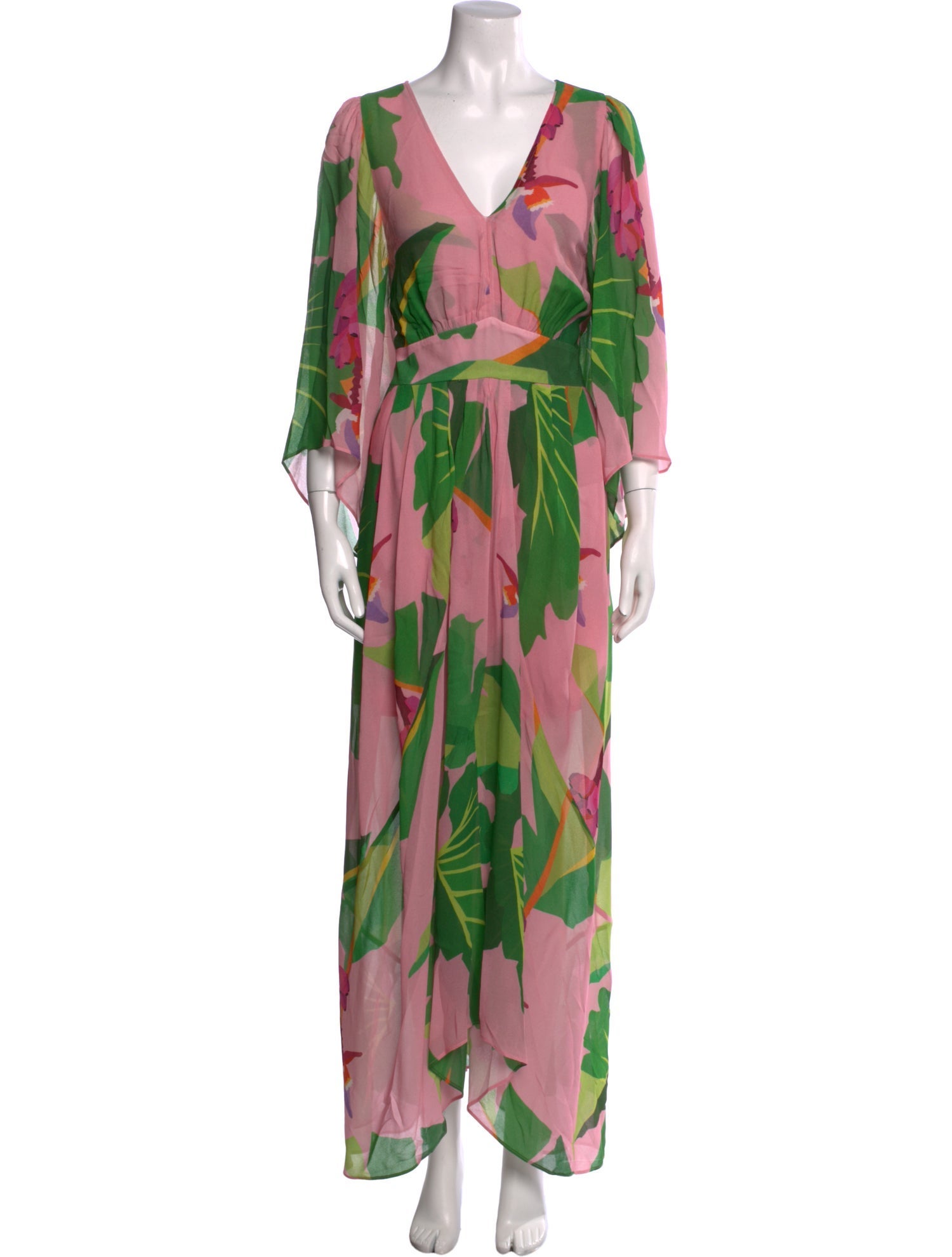 Farm Rio Printed Long Dress